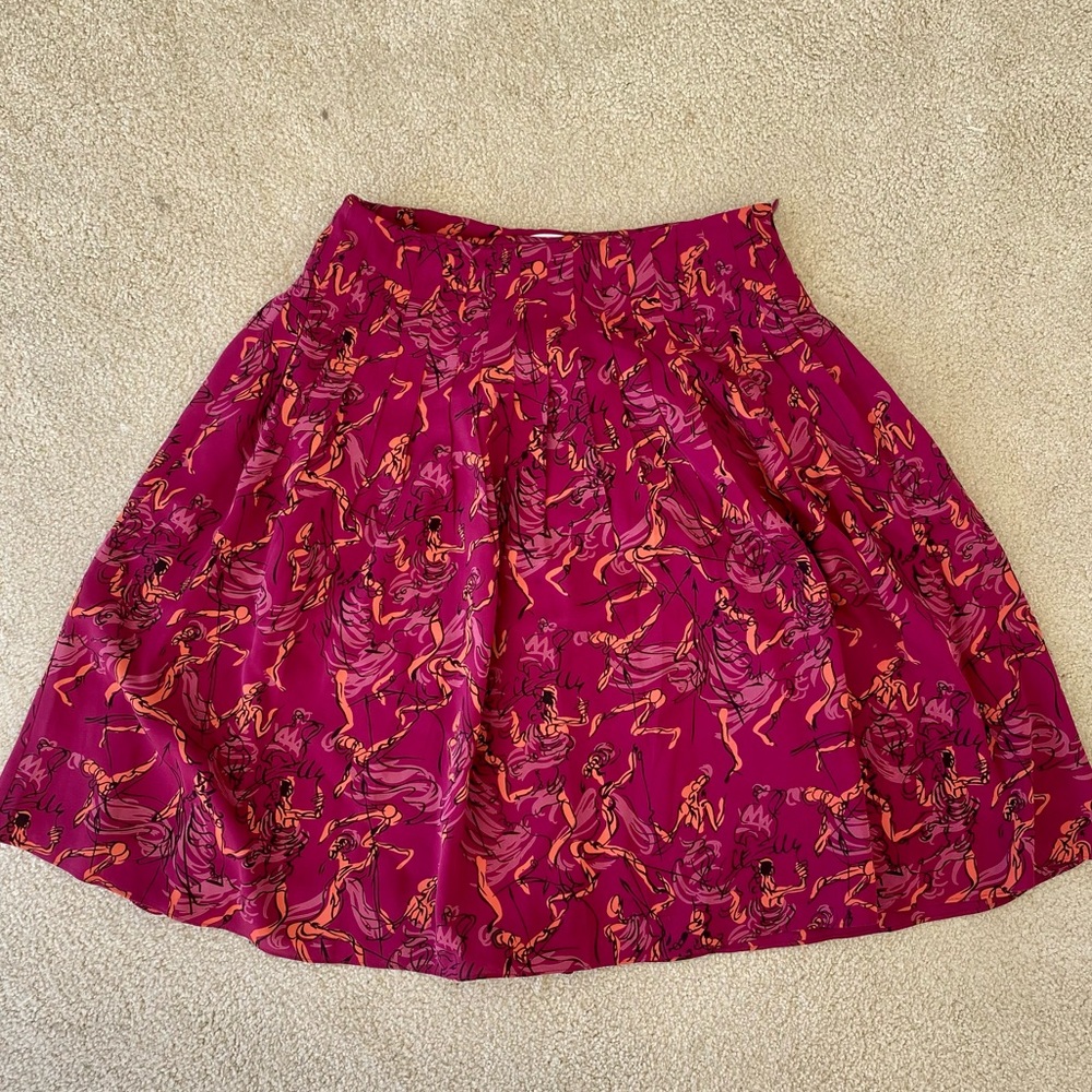 Mise en Scene by Ruffian 100% Silk Skirt